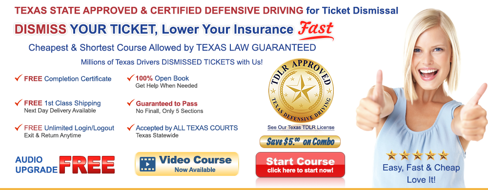 Texas approved defensive driving online